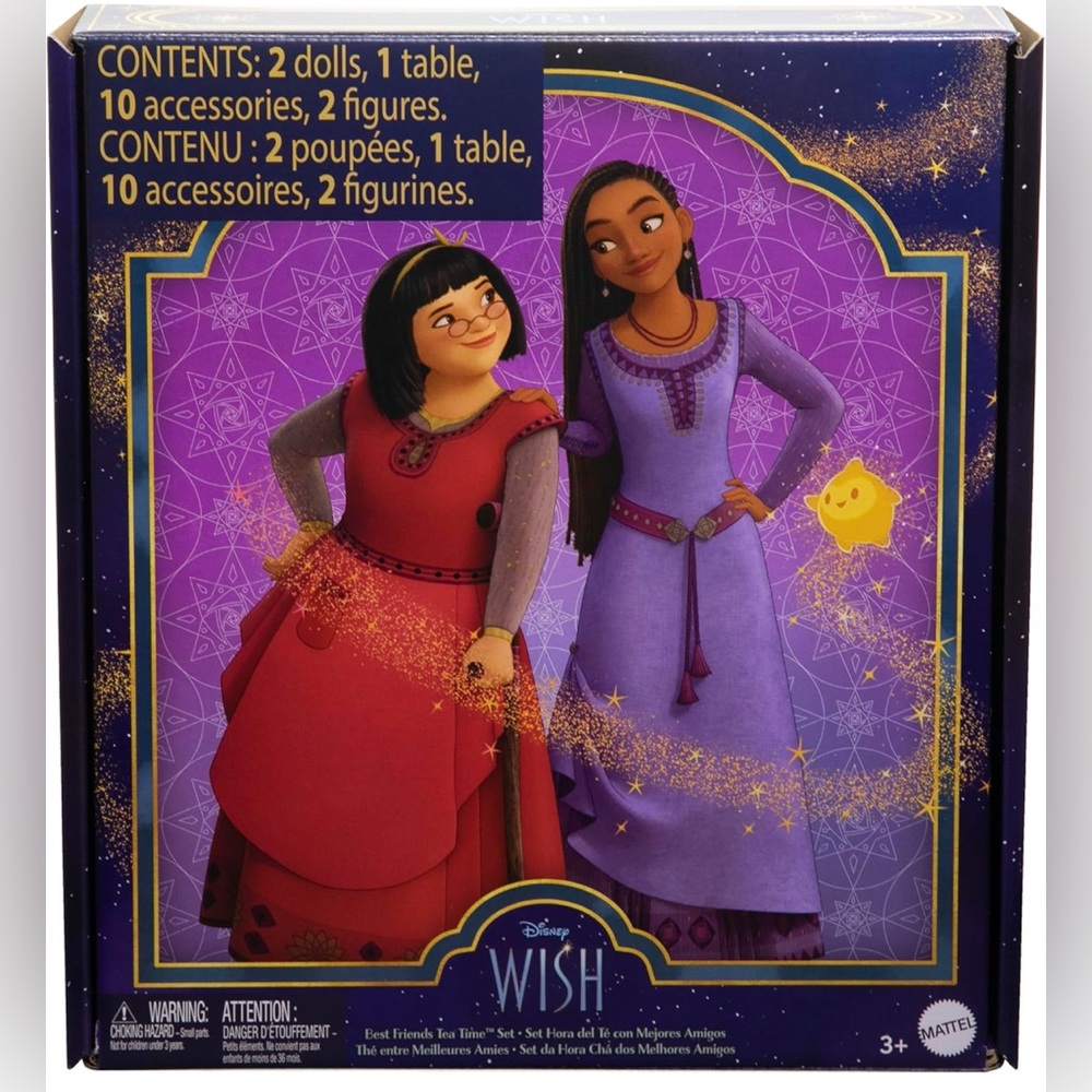 Disney Wish Asha & Dahlia BEST FRIENDS TEA TIME Set